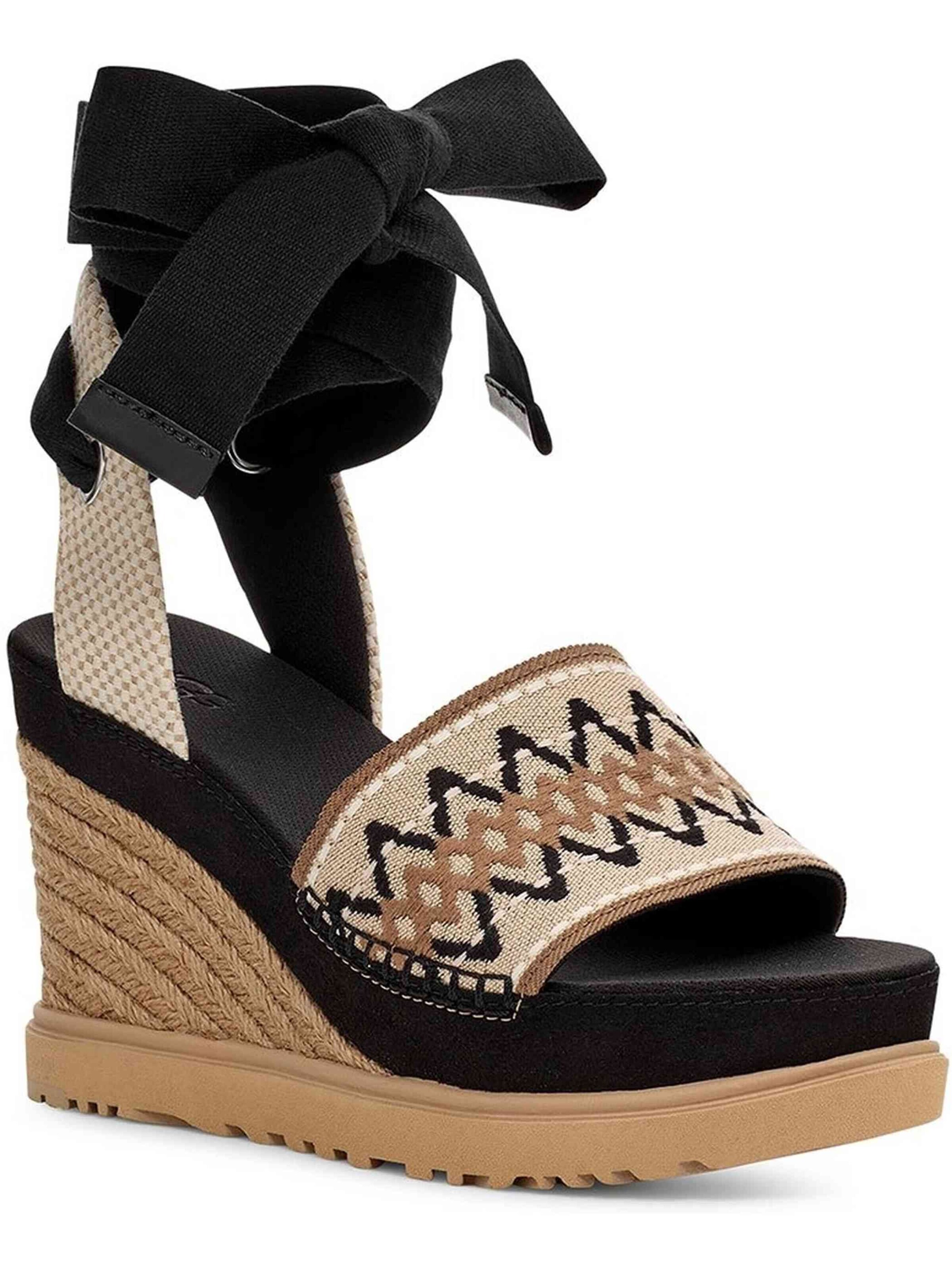 UGG Sandaal '11367800004' in Zwart: voorkant