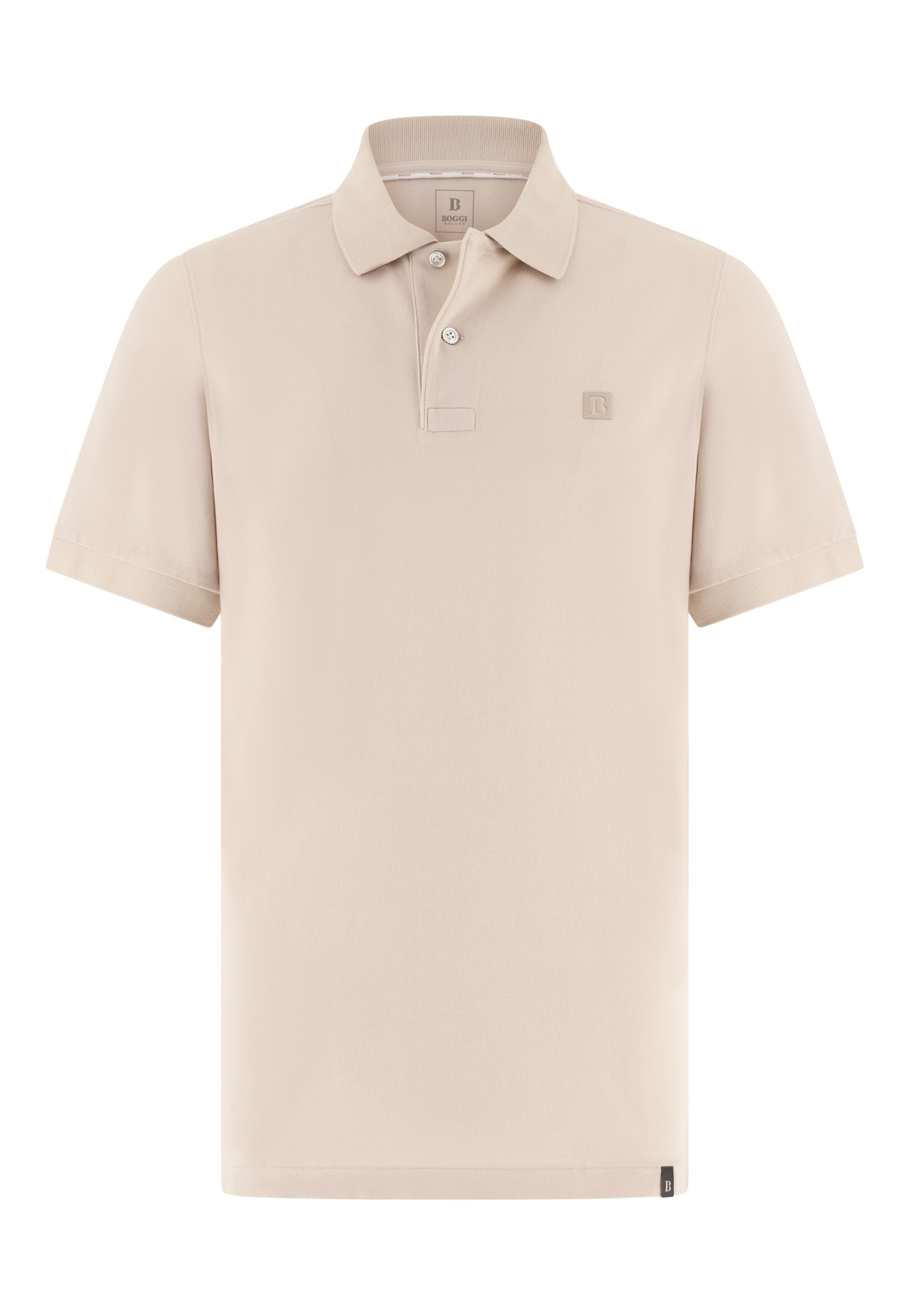 Boggi Milano Poloshirt in Beige: Vorderseite