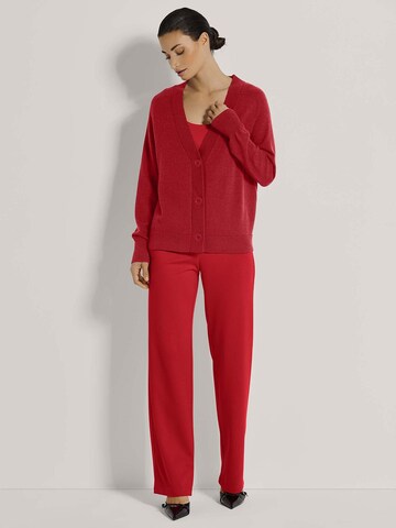 MADELEINE Gebreid vest in Rood
