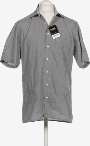 OLYMP Button Up Shirt in L in Grey: front