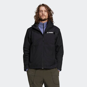 Veste outdoor 'Multi Primegreen' ADIDAS TERREX en noir : devant