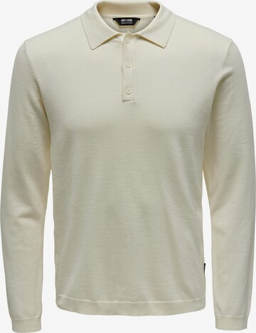 Pull-over 'WYLER' Only & Sons en blanc : devant