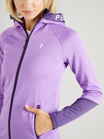 PEAK PERFORMANCE Urheilullinen collegetakki 'Rider' värissä lila