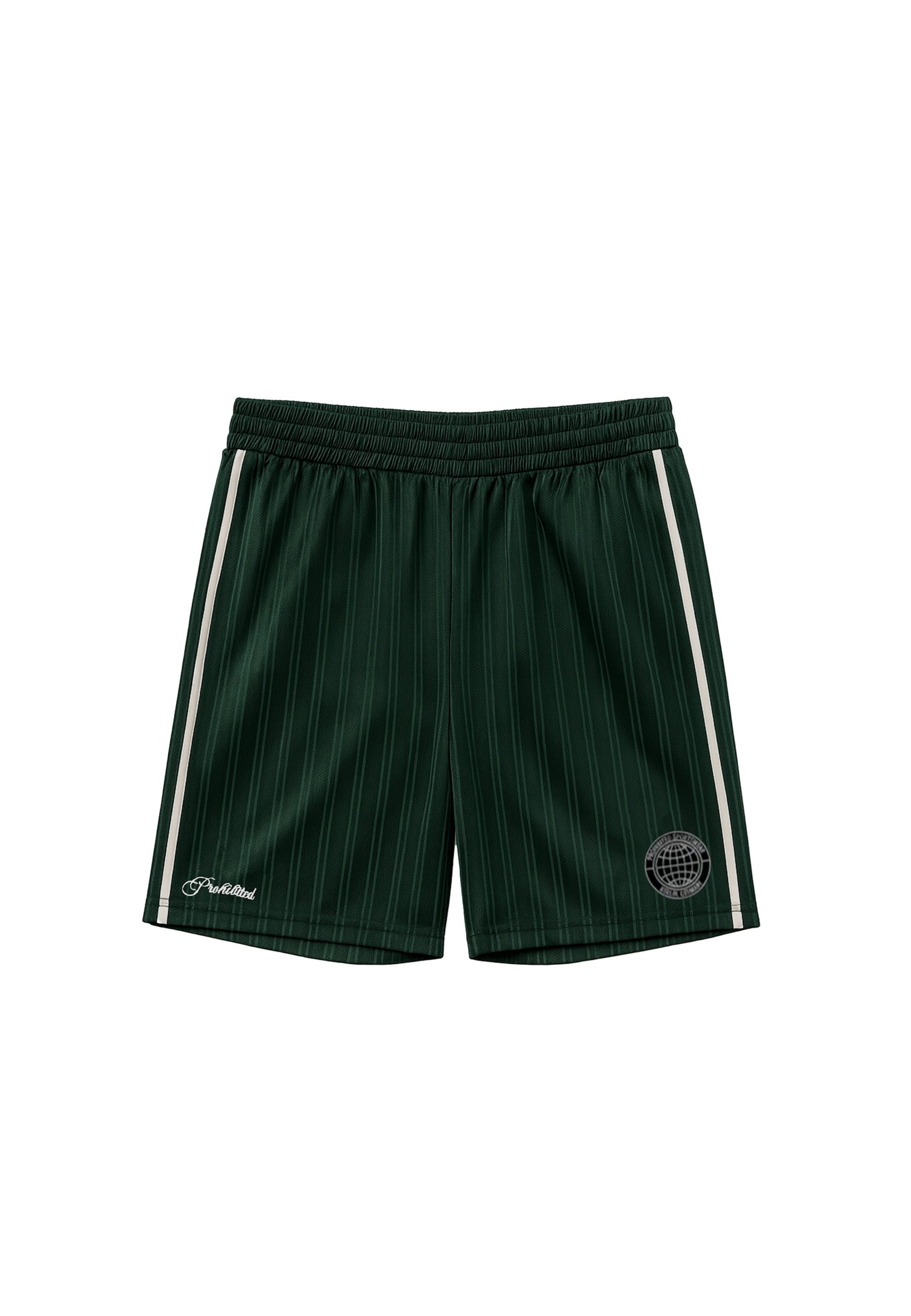 Pantaloni 'Breakline' di Prohibited in verde: frontale