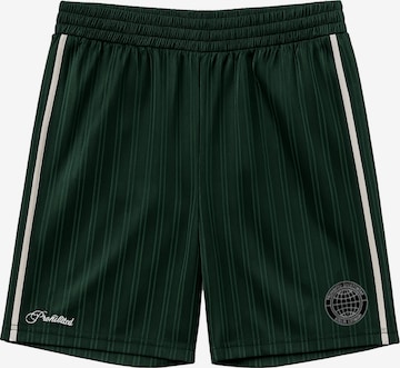 Pantaloni 'Breakline' di Prohibited in verde: frontale