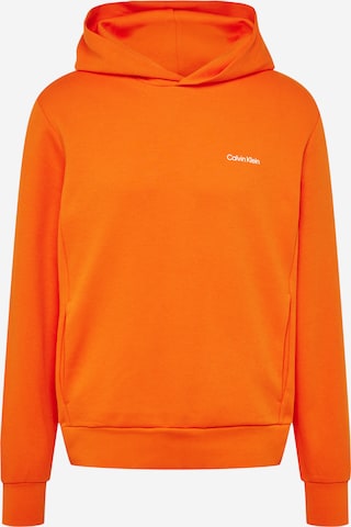 Felpa di Calvin Klein in arancione: frontale