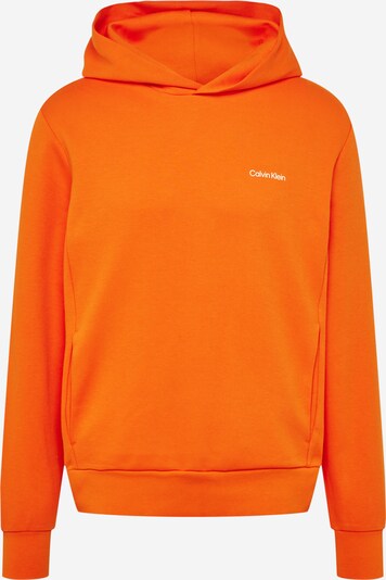 Bluză de molton Calvin Klein pe portocaliu / alb, Vizualizare produs