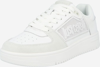 Just Cavalli Matalavartiset tennarit 'FONDO AZULA' värissä vaaleanharmaa / valkoinen, Tuotenäkymä