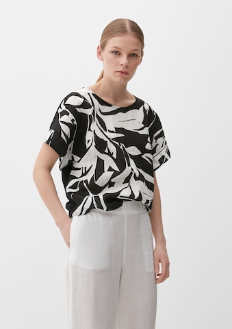 s.Oliver Blouse in Zwart: voorkant