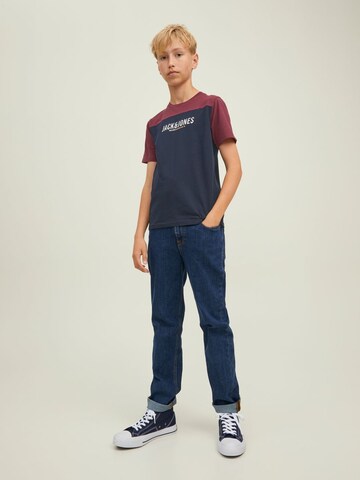 Jack & Jones Junior Shirt 'Dan' in Blauw