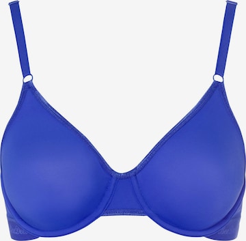 BeeDees Bra 'Bügel-BH Microfun W mit Bügel' in Blue: front