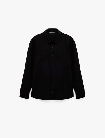 Koton Comfort fit Button Up Shirt in Black