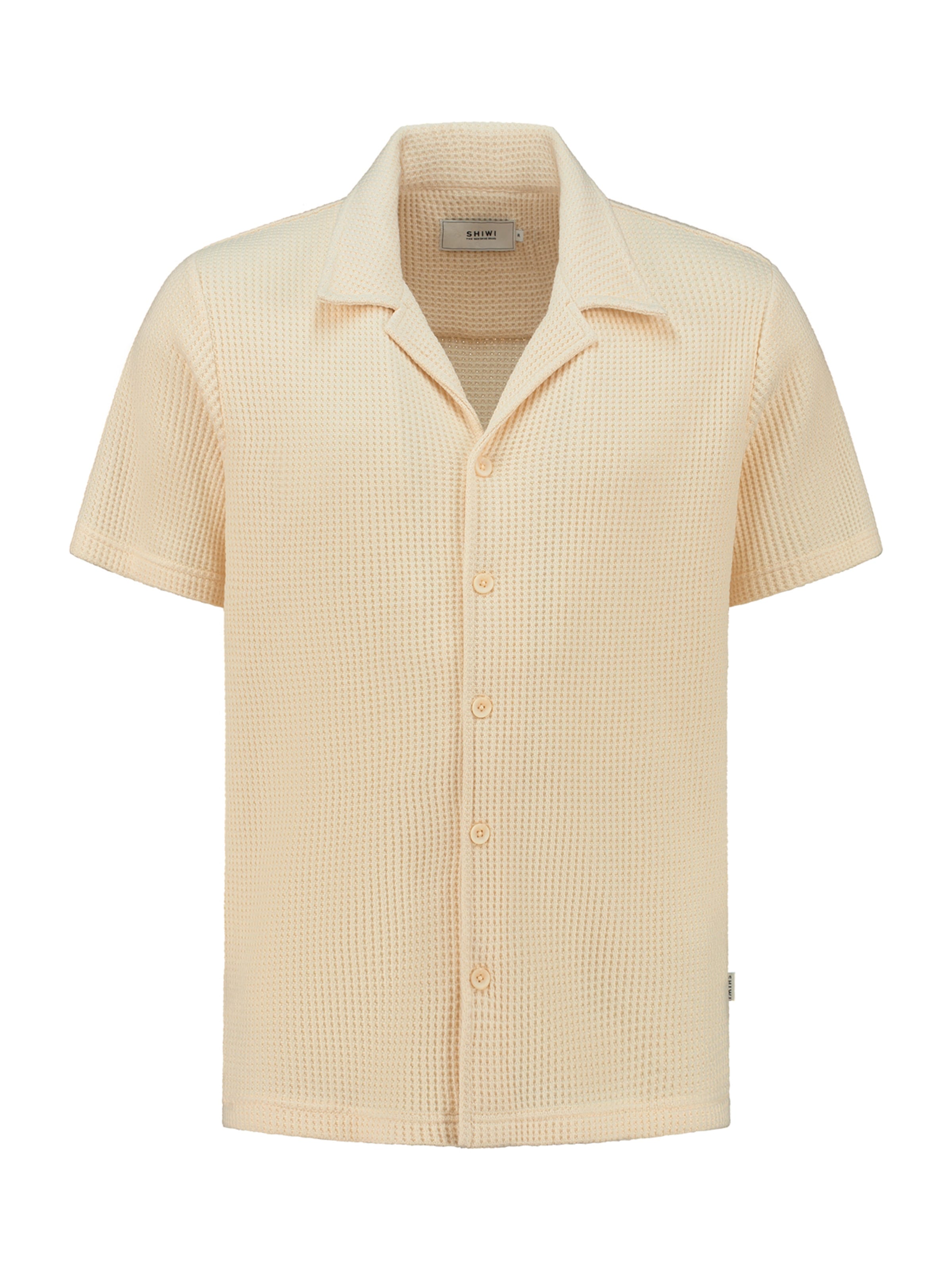 Comfort fit Camicia 'DEAN' di Shiwi in beige: frontale