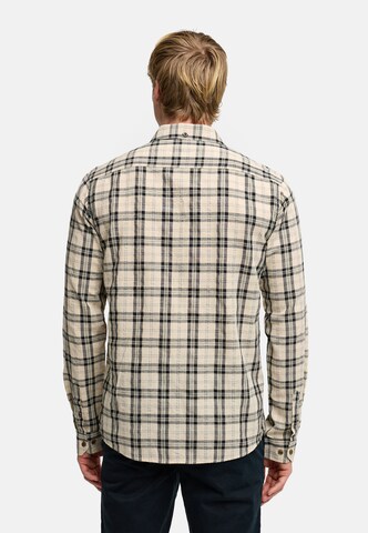 Kronstadt Regular fit Zakelijk overhemd 'Kiefer' in Beige