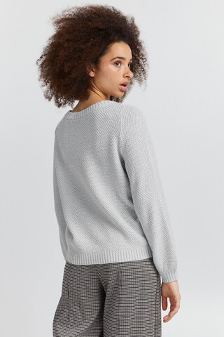 ICHI Sweater 'Noelle' in Grey