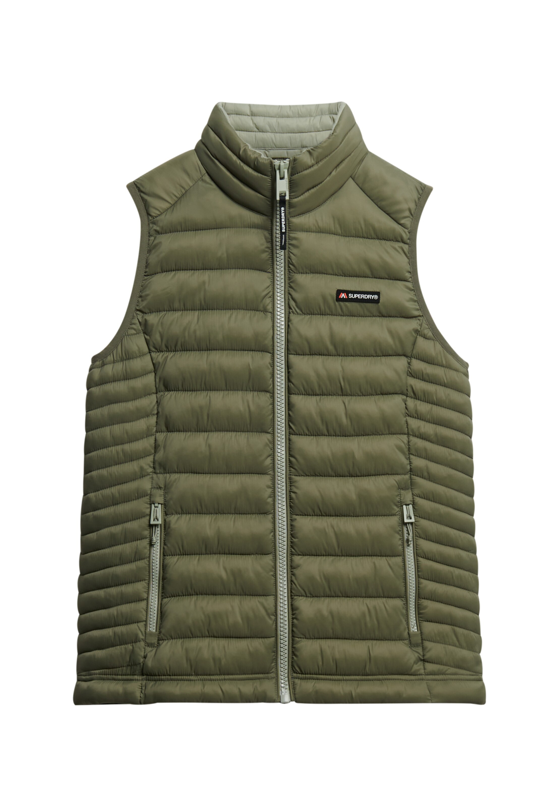 Superdry & Co Bodywarmer 'Fuji Lite' in Groen: voorkant