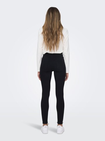 ONLY Skinny Jeans 'MILA' in Zwart