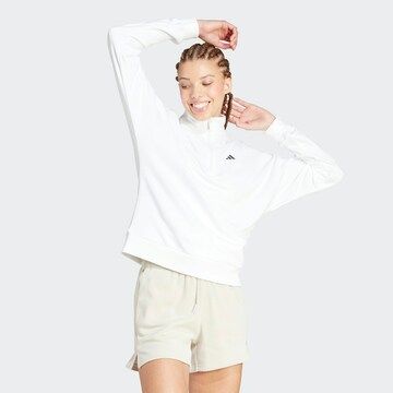 ADIDAS SPORTSWEARSportska sweater majica 'Essentials' - bijela boja: prednji dio