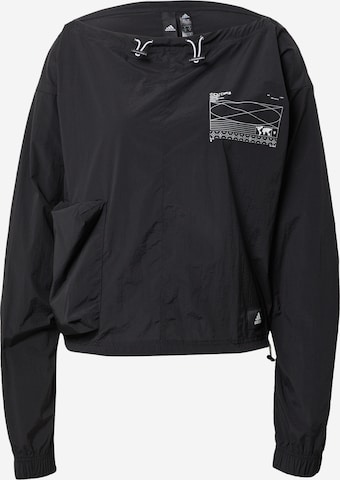 ADIDAS PERFORMANCE Sportief sweatshirt in Zwart: voorkant