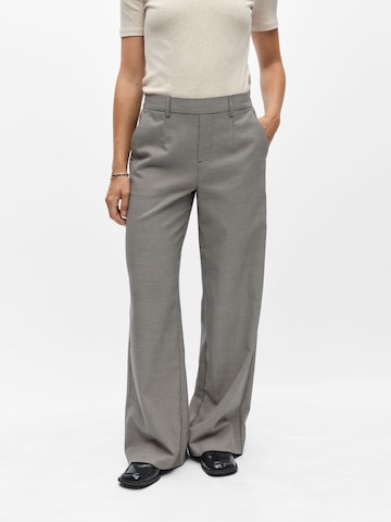 OBJECT Wide leg Broek 'OBJLisa' in Bruin: voorkant