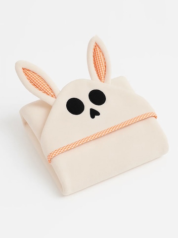 PAPATE Badekåbe 'Alaska' i hvid: forside