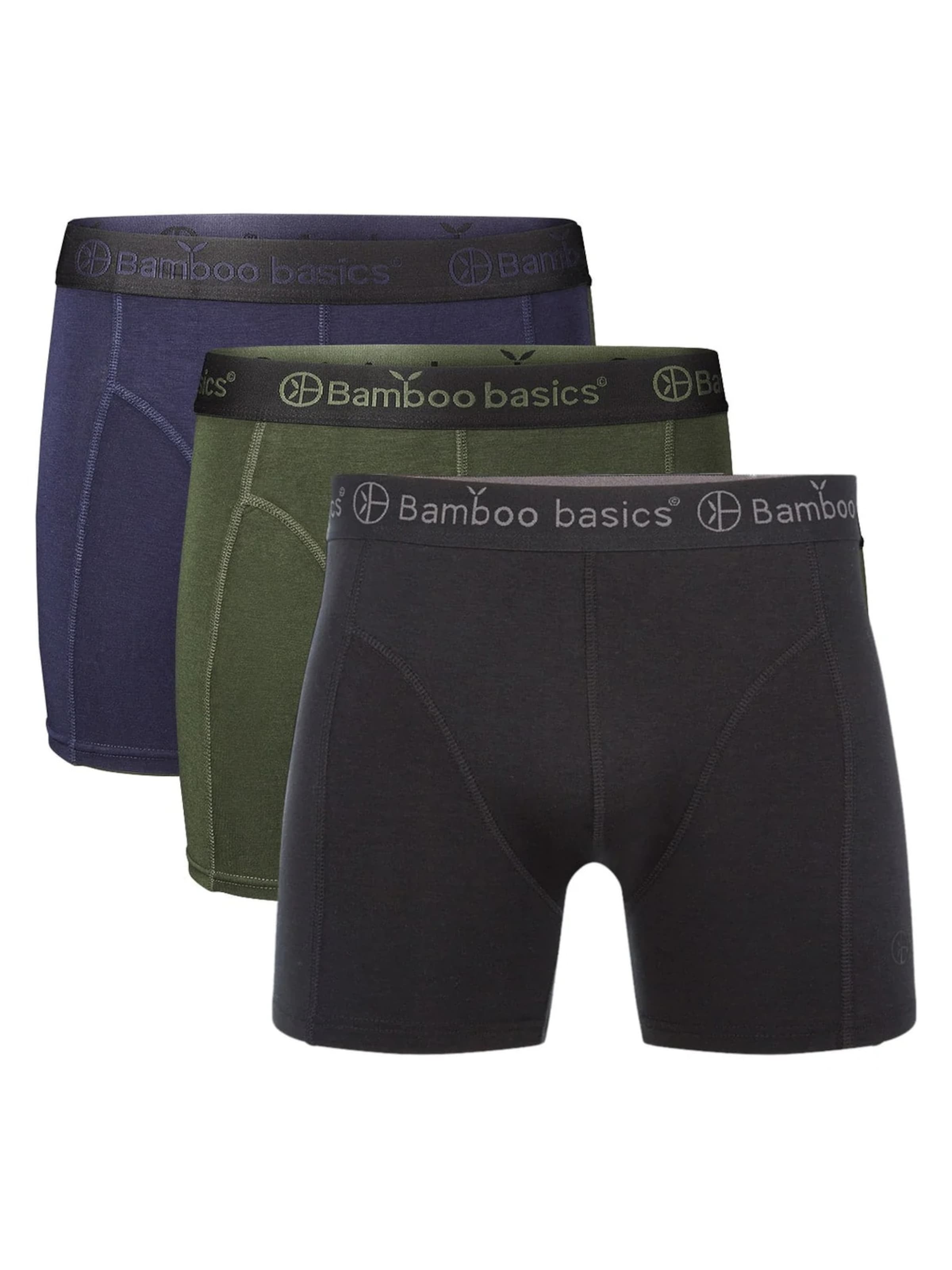 Bamboo basics Boxer shorts 'Rico' in Blue: front
