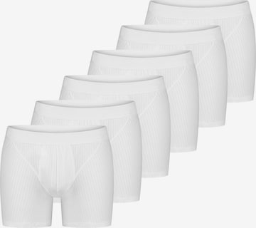 SCHIESSER Boxershorts 'Cotton Essentials Authentic' in Weiß: Vorderseite