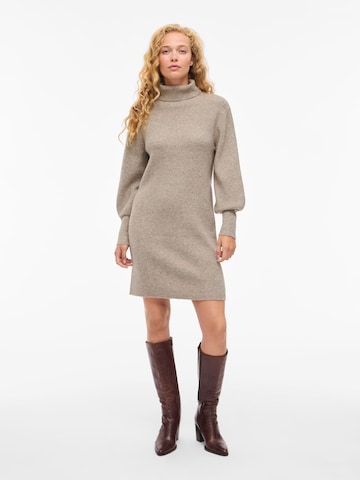 VILA Gebreide jurk 'ELLIE' in Beige