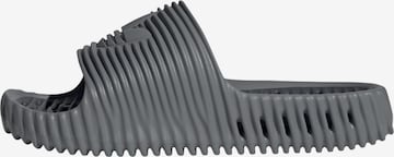 ADIDAS ORIGINALSNatikače s potpeticom 'Adilette 25' - siva boja: prednji dio