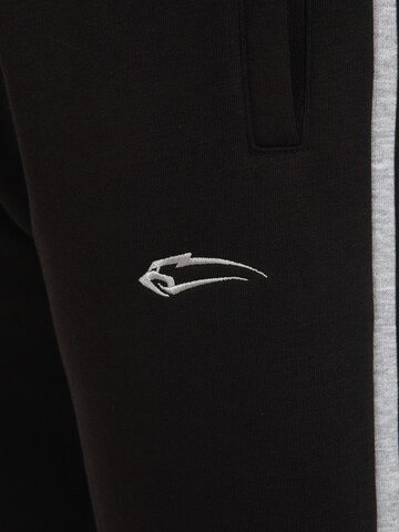 Smilodox Loosefit Sportbroek 'Miran' in Zwart
