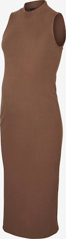 Vero Moda Maternity - Vestido 'TYRA' en marrón: frente