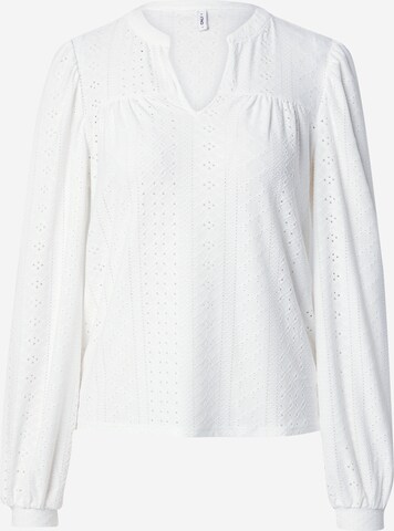 ONLY Блуза 'SANDRA' в бяло: отпред