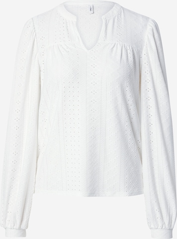 ONLY - Blusa 'SANDRA' en blanco: frente