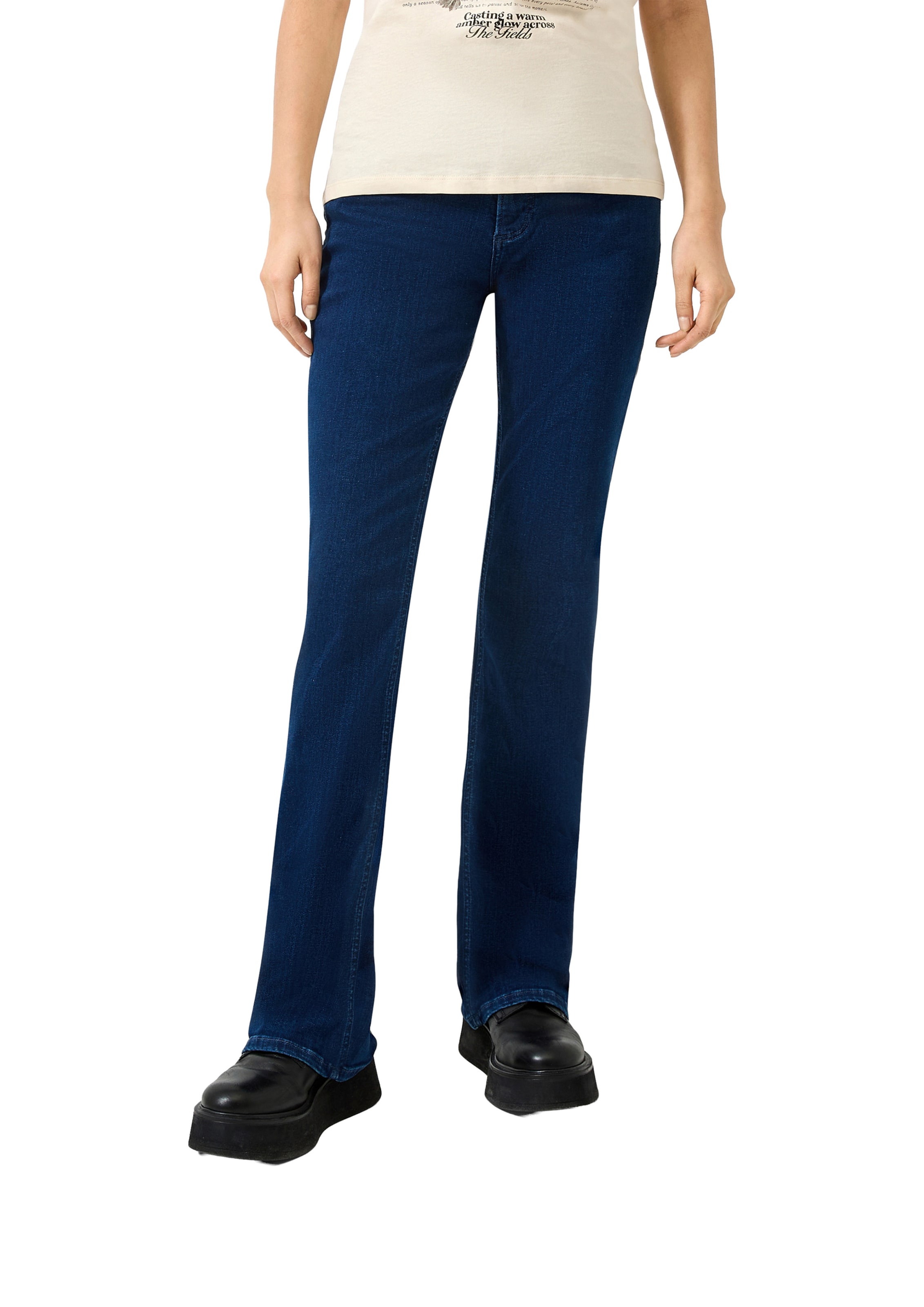 Bootcut Jean 'Catie' QS en bleu : devant