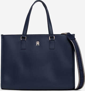 TOMMY HILFIGER Shopper in Blauw: voorkant