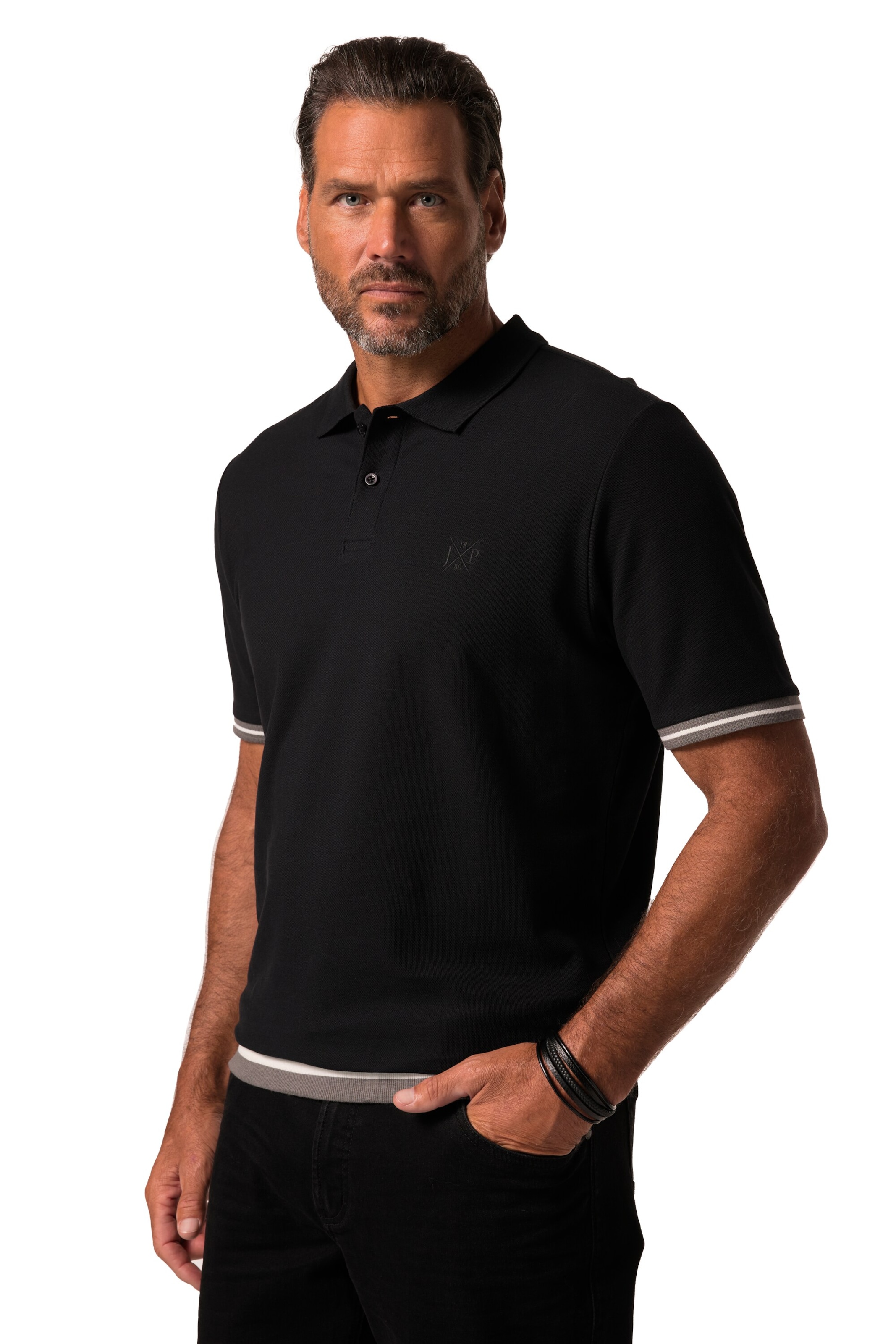 JP1880 Shirt in Black: front