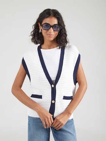 MORE & MORE Strickweste in Weiß: Vorderseite