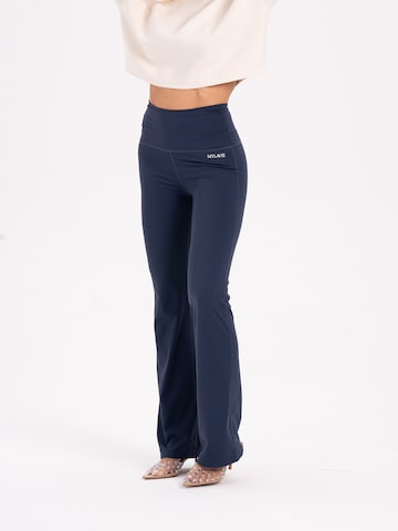 MYLAVIE by Sarah Harrison Bootcut Sporthose in Blau: Vorderseite