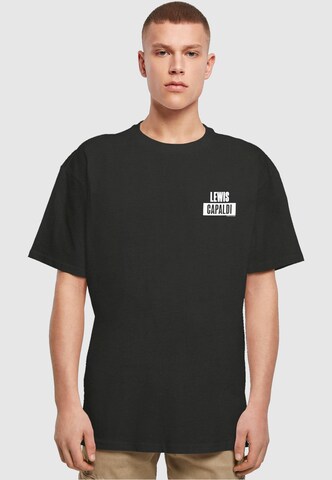 Merchcode Shirt 'Lewis Capaldi - PP Logo' in Black: front