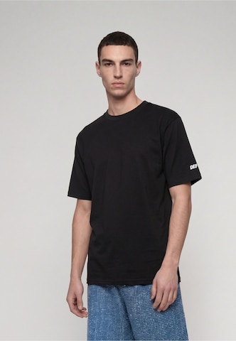 DEF - Camiseta en negro: frente