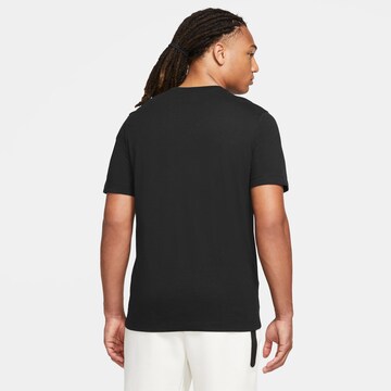 Tricou 'SWOOSH' de la Nike Sportswear pe negru