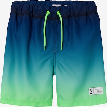 NAME IT Zwemshorts 'ZOCCAS' in Blauw: voorkant