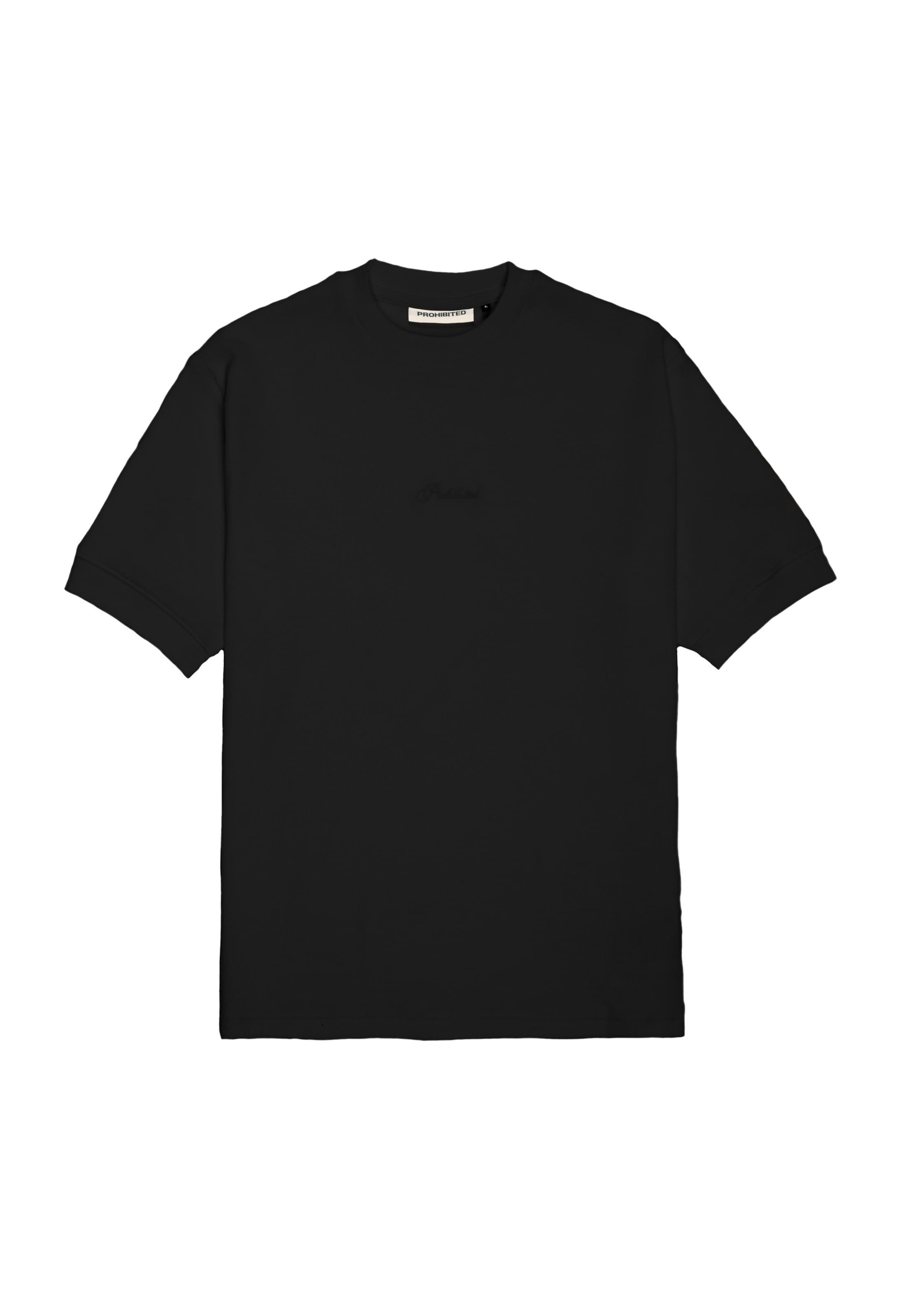 Prohibited - Camisa em preto: frente