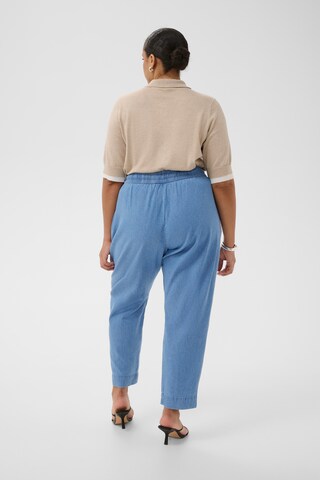 KAFFE CURVE Regular Hose 'KCJada' in Blau