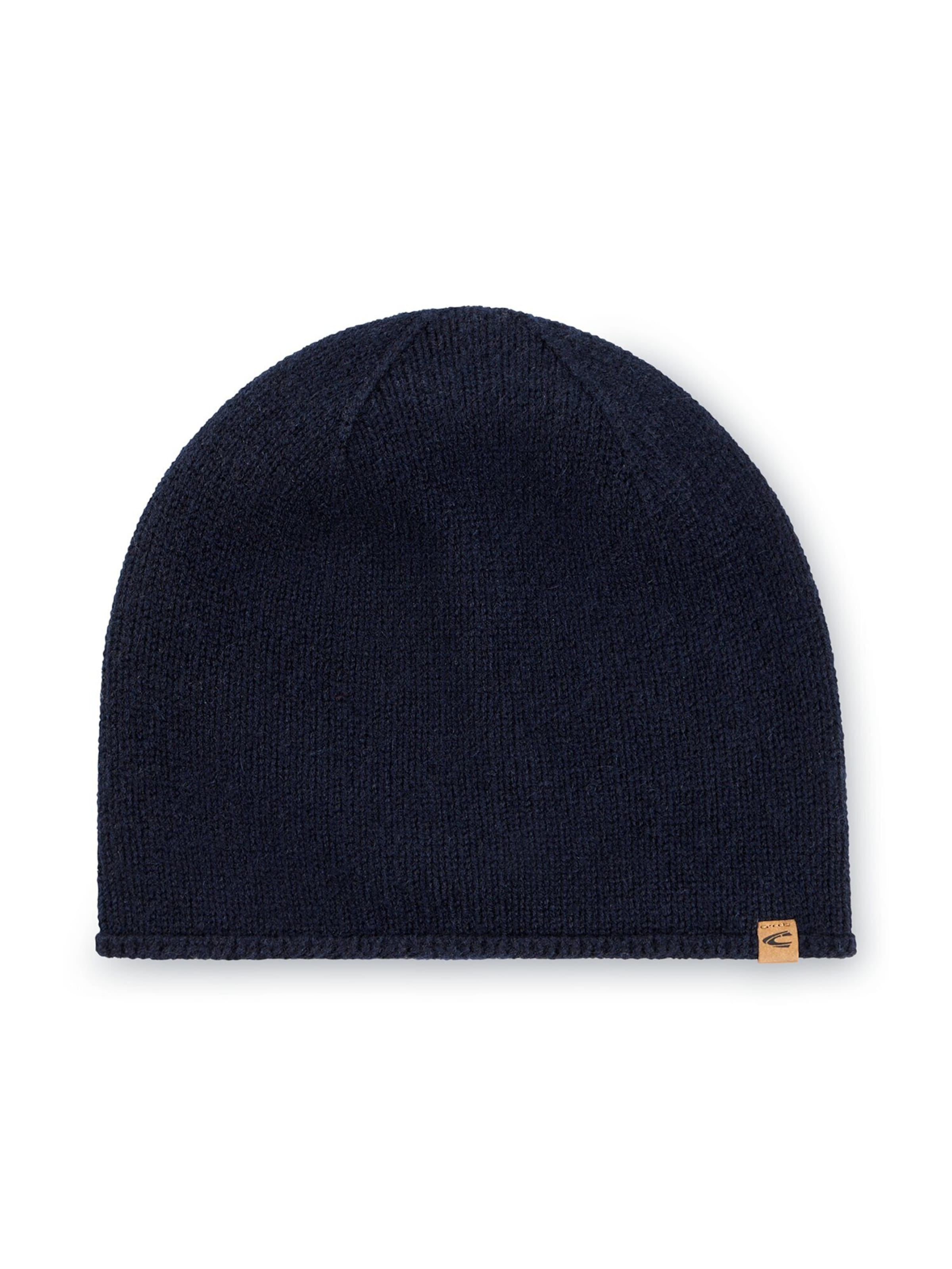 CAMEL ACTIVE Strickbeanie aus Kaschmir in Blau: Vorderseite