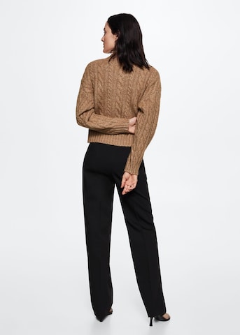 MANGO Sweater 'eyre' in Brown