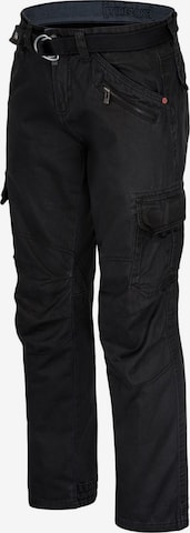 Regular Pantalon cargo 'BenitoTZ' TIMEZONE en noir : devant