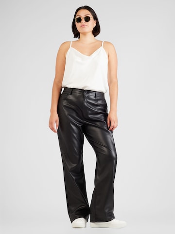 ONLY Curve Wide leg Broek 'MADISON' in Zwart