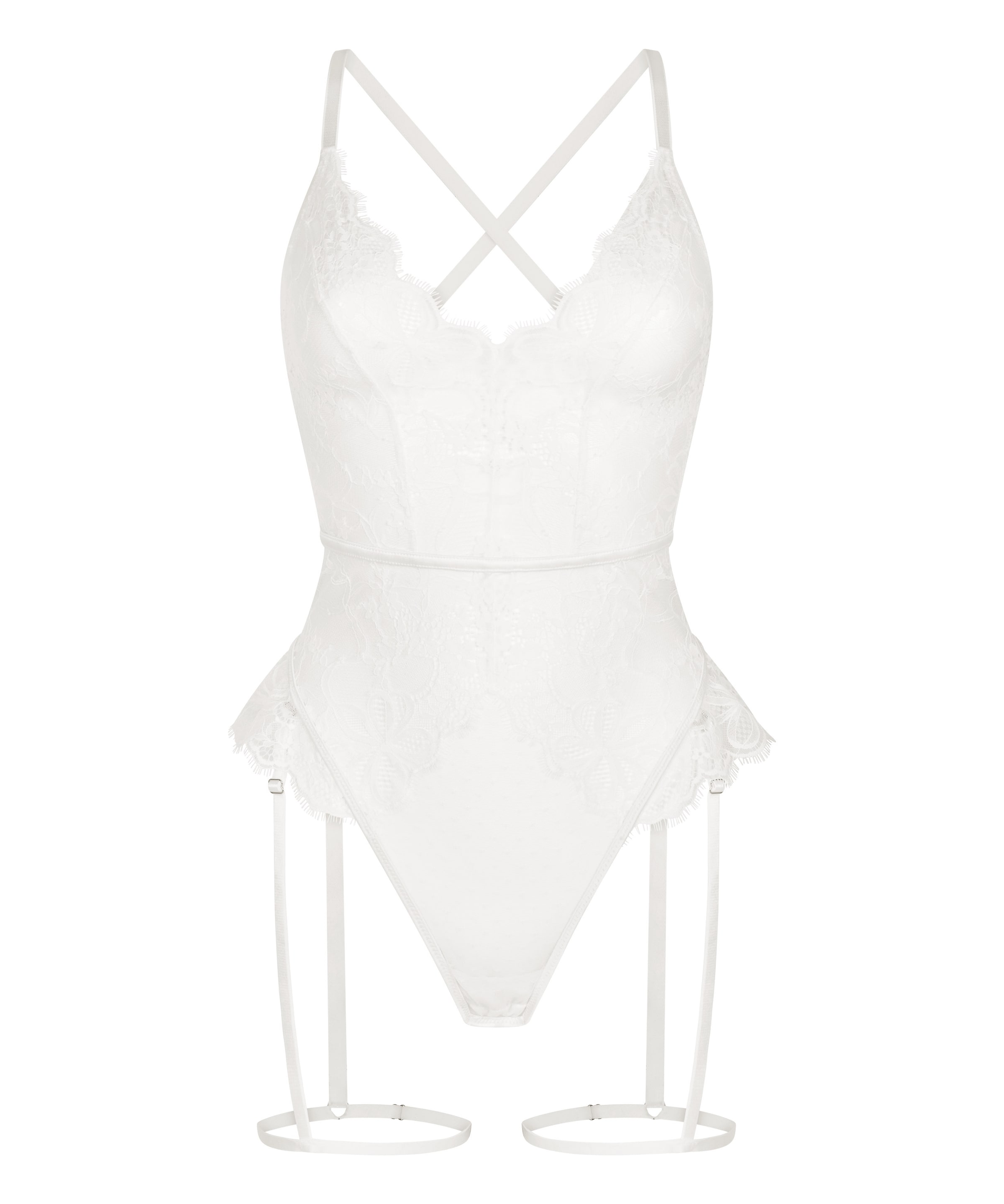 Body 'Prina' Hunkemöller en blanc : devant