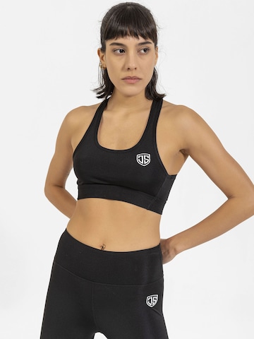 Jimmy Sanders - Soutien Bustier Soutien de desporto em preto: frente